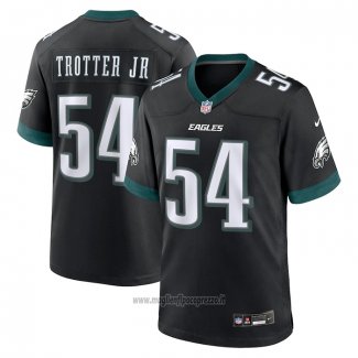 Maglia NFL Game Philadelphia Eagles Jeremiah Trotter JR. Alternato 2024 NFL Draft Nero