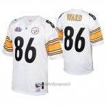 Maglia NFL Game Pittsburgh Steelers 86 Hines Ward 2005 Autentico Bianco