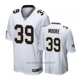 Maglia NFL Game Saints Kamrin Moore Bianco