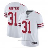 Maglia NFL Game San Francisco 49ers 31 Raheem Mostert Bianco