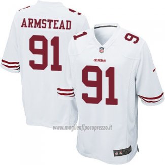 Maglia NFL Game San Francisco 49ers Armstead Bianco