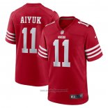Maglia NFL Game San Francisco 49ers Brandon Aiyuk Rosso2