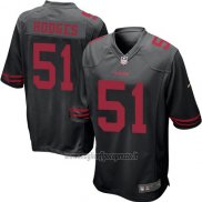 Maglia NFL Game San Francisco 49ers Hooges Nero