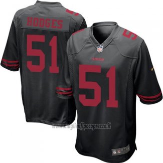 Maglia NFL Game San Francisco 49ers Hooges Nero