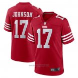 Maglia NFL Game San Francisco 49ers Josh Johnson Home Rosso