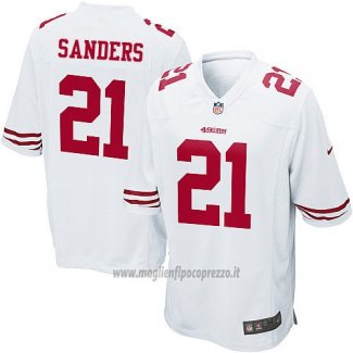 Maglia NFL Game San Francisco 49ers Sanders Bianco
