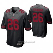 Maglia NFL Game San Francisco 49ers Tevin Coleman Nero