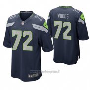 Maglia NFL Game Seattle Seahawks Al Woods Blu