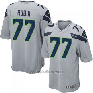 Maglia NFL Game Seattle Seahawks Rubin Grigio