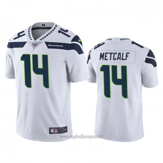 Maglia NFL Game Seattle Seahawksmetcalf Vapor Bianco