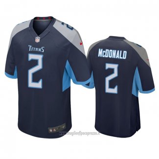 Maglia NFL Game Tennessee 2 Titans Cole Mcdonald Blu