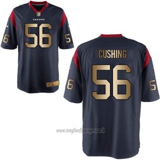 Maglia NFL Gold Game Houston Texans Cushing Profundo Blu