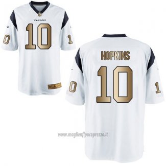 Maglia NFL Gold Game Houston Texans Hoplins Bianco