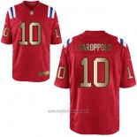Maglia NFL Gold Game New England Patriots Garoppolo Rosso
