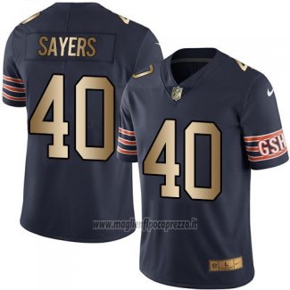 Maglia NFL Gold Legend Chicago Bears Sayers Profundo Blu