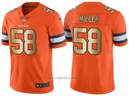 Maglia NFL Gold Legend Denver Broncos Miller Arancione