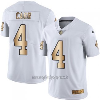 Maglia NFL Gold Legend Las Vegas Raiders Carr Bianco
