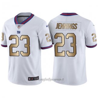 Maglia NFL Gold Legend New York Giants Jennings Bianco