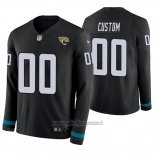 Maglia NFL Jacksonville Jaguars Personalizzate Nero Therma Manica Lunga