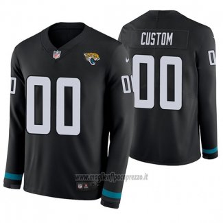 Maglia NFL Jacksonville Jaguars Personalizzate Nero Therma Manica Lunga