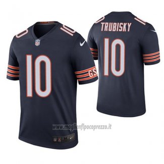 Maglia NFL Legend Chicago Bears Mitch Trubisky Blu Color Rush