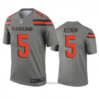 Maglia NFL Legend Cleveland Browns Case Keenum Inverted Grigio