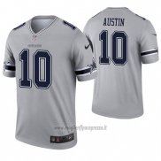 Maglia NFL Legend Dallas Cowboys 10 Tavon Austin Inverted Grigio
