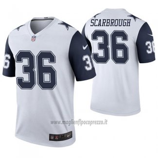 Maglia NFL Legend Dallas Cowboys Bo Scarbrough Bianco Color Rush