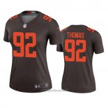 Maglia NFL Legend Donna Cleveland Browns Chad Thomas Alternato 2020 Marrone