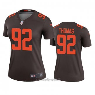 Maglia NFL Legend Donna Cleveland Browns Chad Thomas Alternato 2020 Marrone