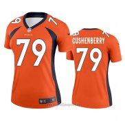 Maglia NFL Legend Donna Denver Broncos Lloyd Cushenberry Arancione