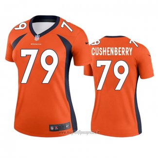 Maglia NFL Legend Donna Denver Broncos Lloyd Cushenberry Arancione