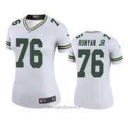 Maglia NFL Legend Donna Green Bay Packers Jon Runyan Jr. Bianco Color Rush