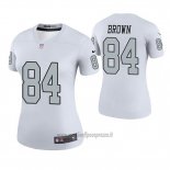 Maglia NFL Legend Donna Las Vegas Raiders Antonio Brown Bianco Color Rush
