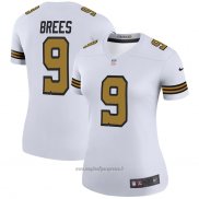 Maglia NFL Legend Donna New Orleans Saints Drew Brees Bianco Color Rush