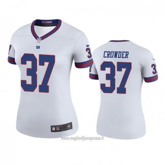 Maglia NFL Legend Donna New York Giants Tae Crowder Bianco Color Rush 0a