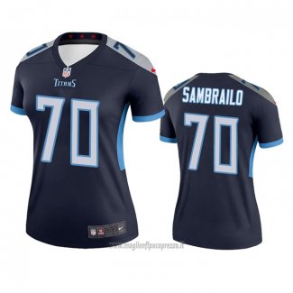Maglia NFL Legend Donna Tennessee Titans Ty Sambrailo Blu