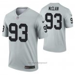 Maglia NFL Legend Las Vegas Raiders Terrell Mcclain Inverted Grigio