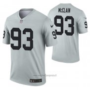 Maglia NFL Legend Las Vegas Raiders Terrell Mcclain Inverted Grigio