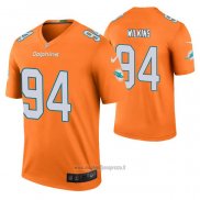 Maglia NFL Legend Miami Dolphins Christian Wilkins Color Rush Arancione