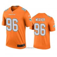 Maglia NFL Legend Miami Dolphins Curtis Weaver Arancione Color Rush