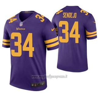 Maglia NFL Legend Minnesota Vikings Andrew Sendejo Viola Color Rush