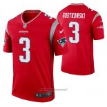 Maglia NFL Legend New England Patriots Legend Stephen Gostkowski Inverted Rosso