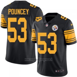 Maglia NFL Legend Pittsburgh Steelers Pouncey Nero