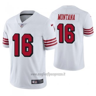 Maglia NFL Legend San Francisco 49ers Joe Montana Bianco Color Rush