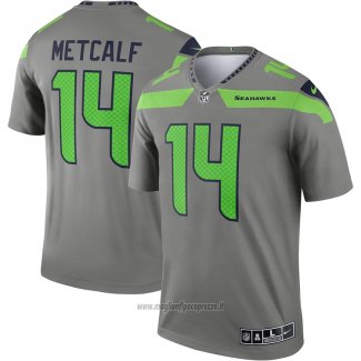 Maglia NFL Legend Seattle Seahawks Dk Metcalf Inverted Grigio