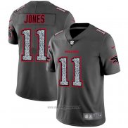 Maglia NFL Limited Atlanta Falcons Jones Static Fashion Grigio