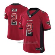 Maglia NFL Limited Atlanta Falcons Matt Ryan Rosso 2018 Rush Drift Fashion