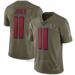Maglia NFL Limited Bambino Atlanta Falcons 11 Jones Verde