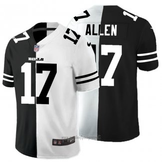 Maglia NFL Limited Buffalo Bills Allen Black White Split